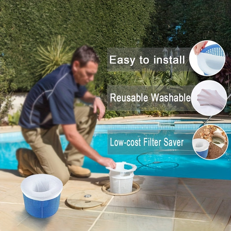 Calze per Skimmer Piscina | Filtro Protezione Cestello (Set Vari)