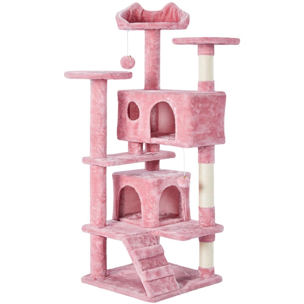 Albero Tiragraffi Multilivello con Cuscini, Cucce e Giochi | S / M / L - Partenopet