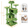 Albero Tiragraffi Multilivello con Cuscini, Cucce e Giochi | S / M / L - Partenopet