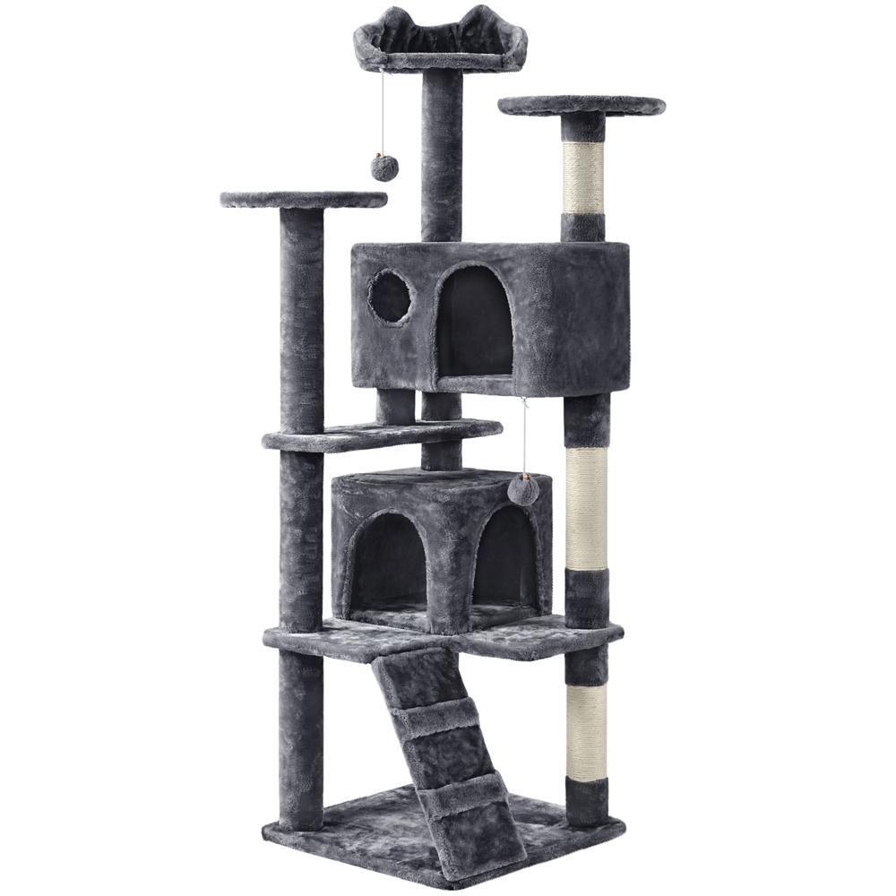 Albero Tiragraffi Multilivello con Cuscini, Cucce e Giochi | S / M / L - Partenopet
