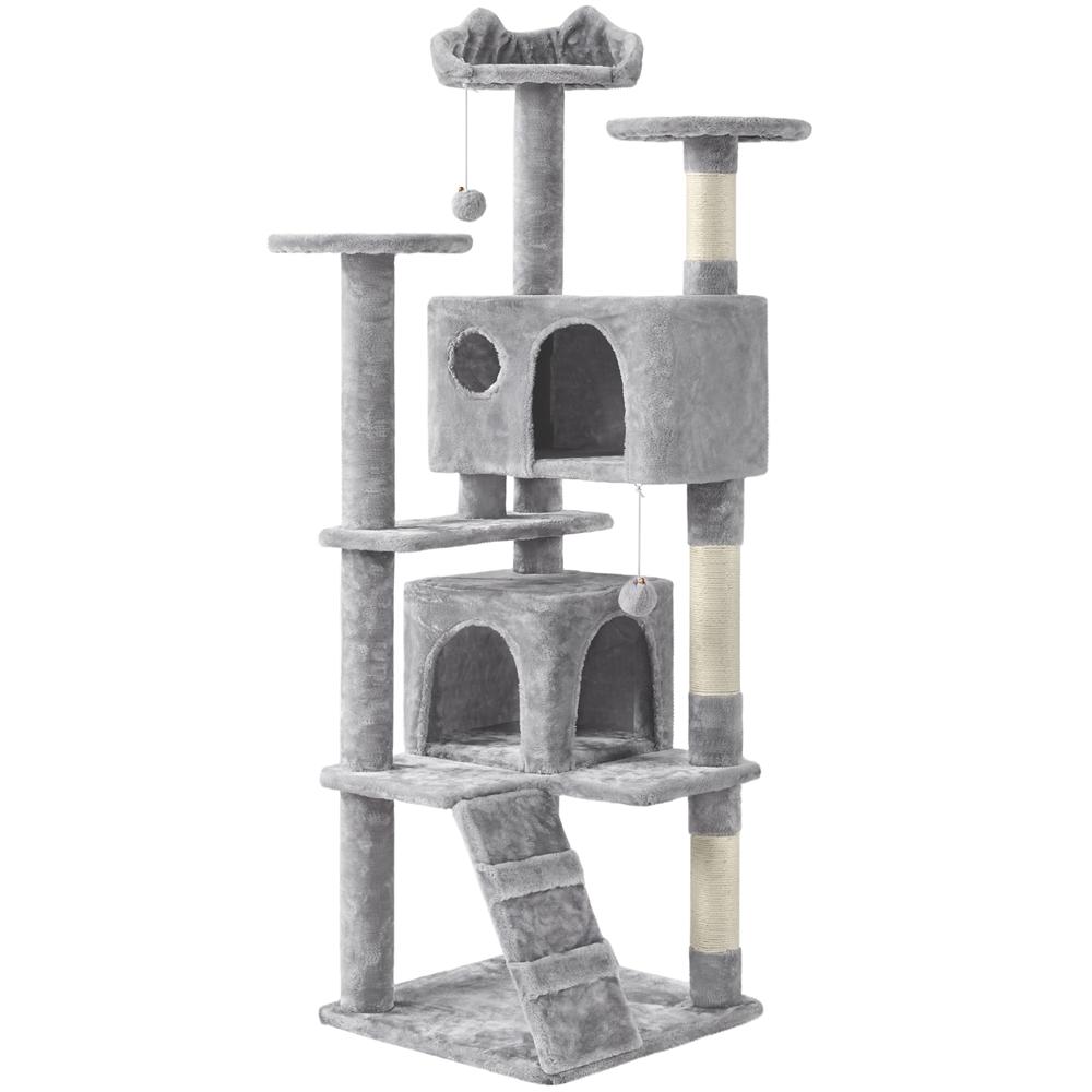 Albero Tiragraffi Multilivello con Cuscini, Cucce e Giochi | S / M / L - Partenopet