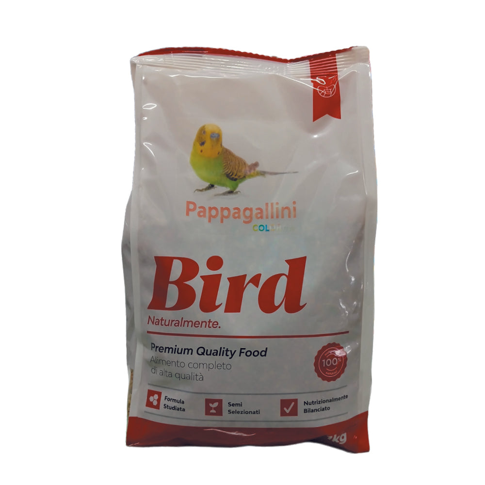 Busta di semi misti vitaminizzati per pappagallini Agria Bird da 1 kg