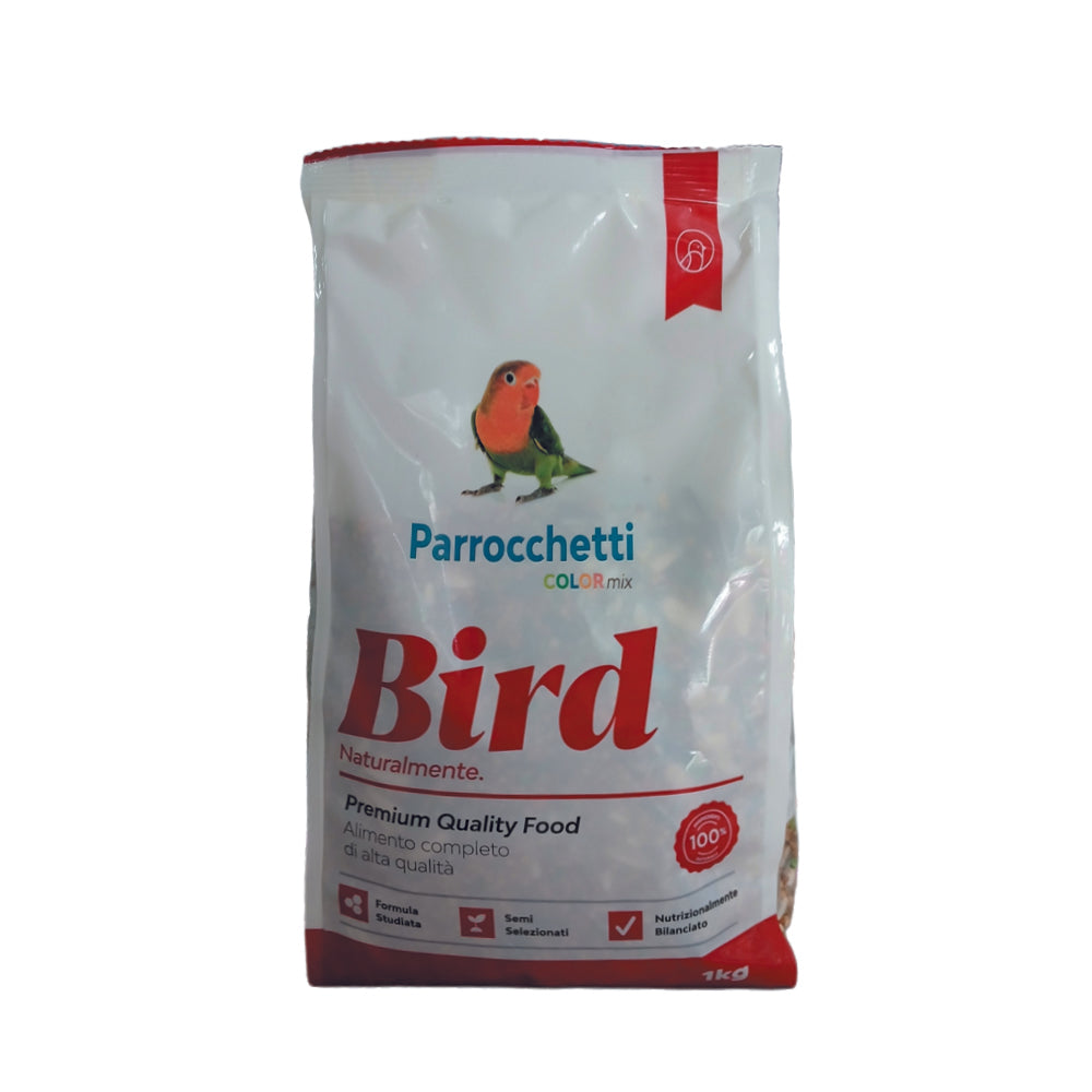 Busta di semi misti vitaminizzato per parrocchetti Agria Bird da 1 kg