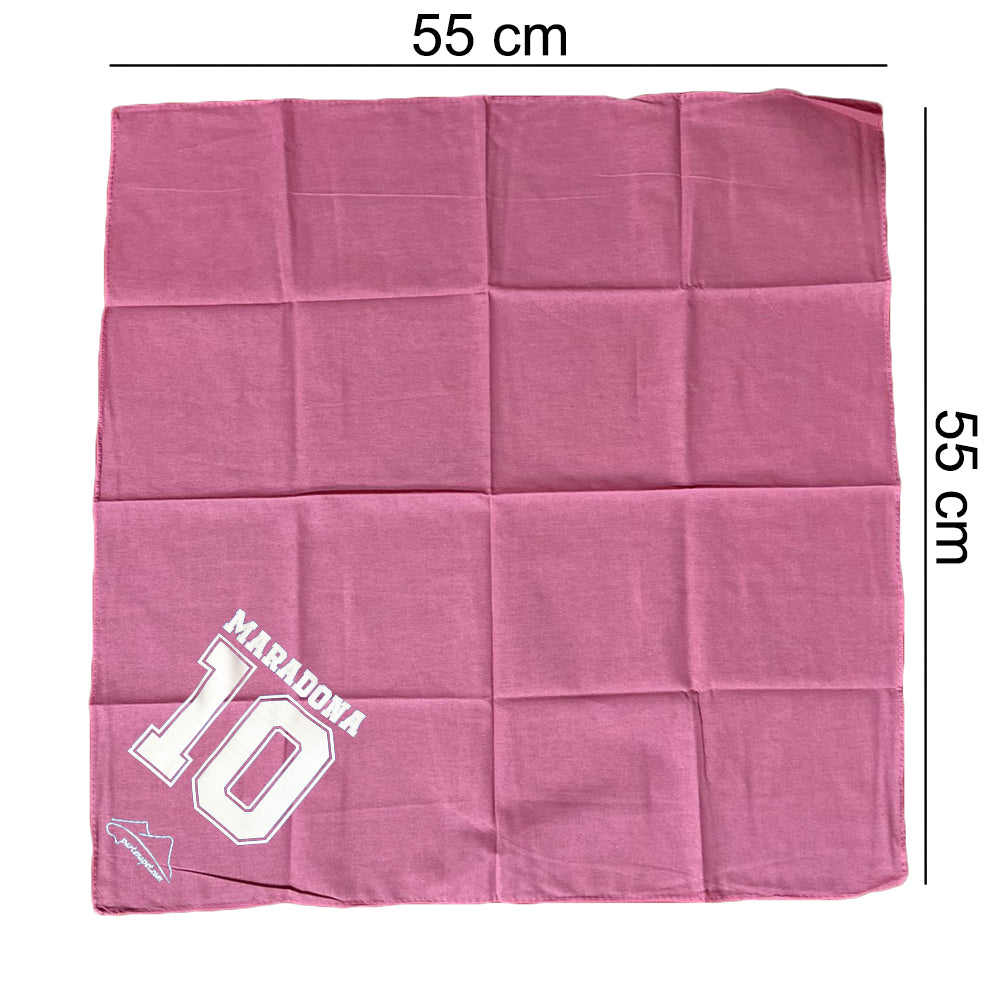 Bandana per cani con la scritta Maradona e il numero 10 colore rosa