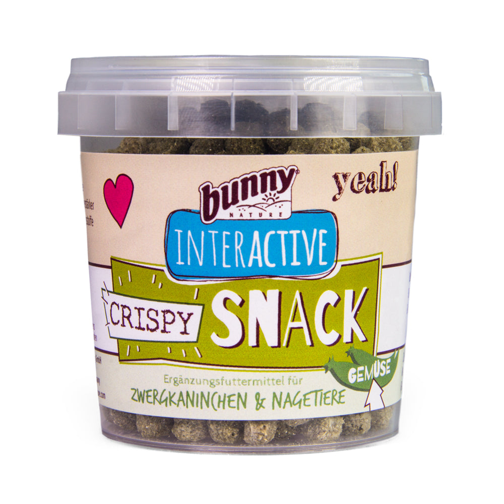 Barattolino di snack croccanti per roditori alle verdure Bunny da 30 g