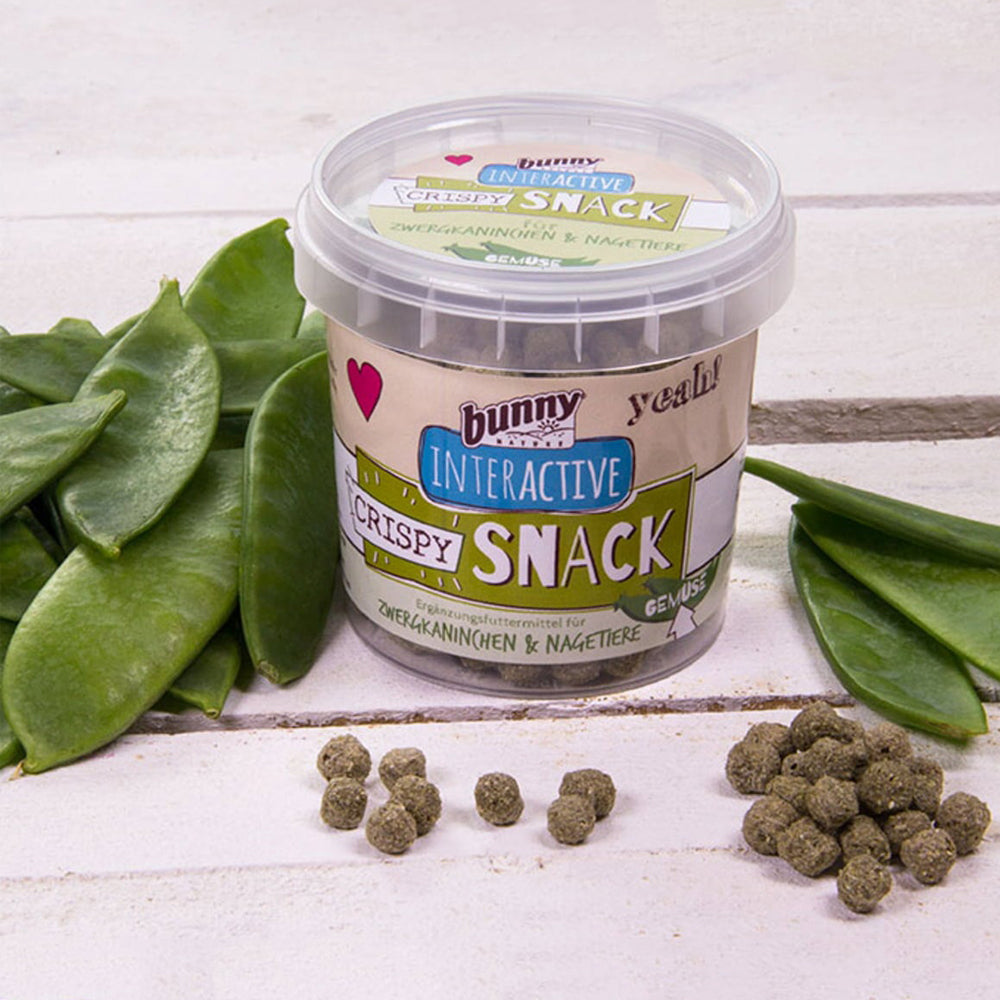 Barattolino di snack croccanti per roditori alle verdure Bunny da 30 g