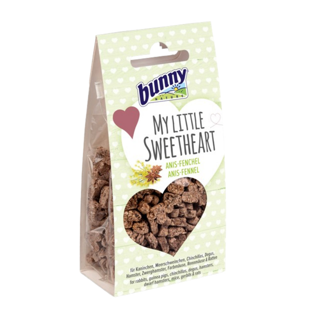 Snack a forma di cuoricino per roditori all'anice e finocchio Bunny