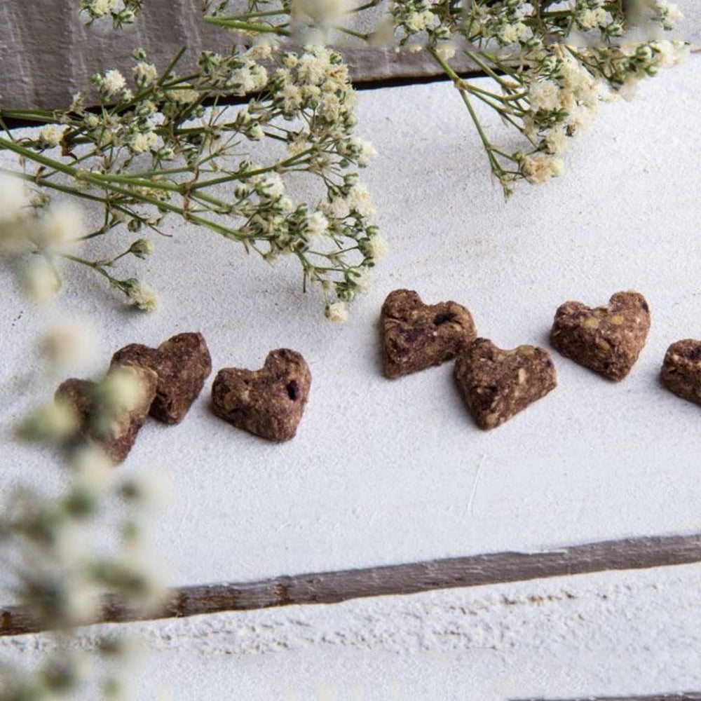 Snack per roditori a forma di cuoricino Bunny ai frutti di bosco