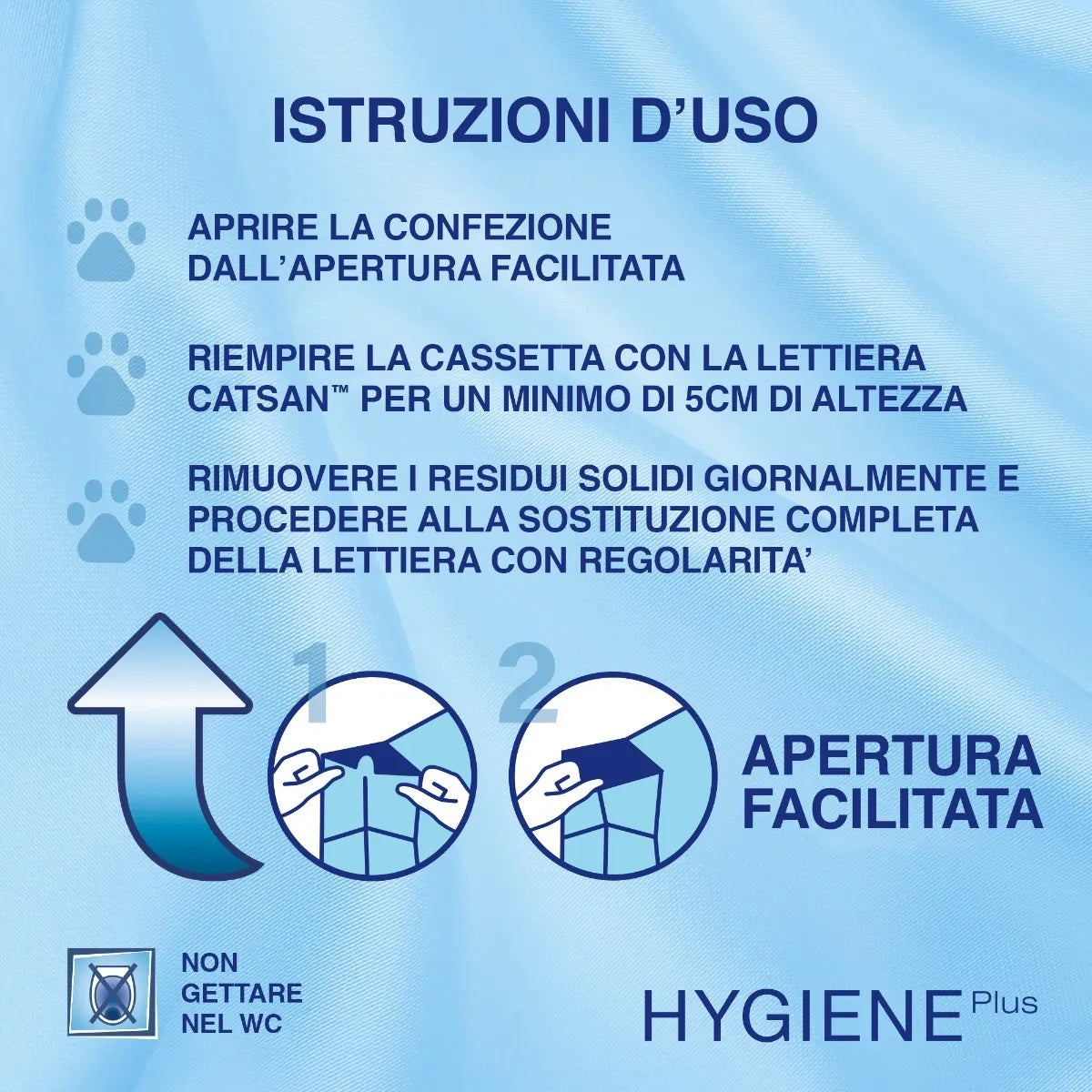 CATSAN™ HYGIENE Plus Lettiera per Gatti Igienica Assorbente non Agglomerante 10 L - Partenopet