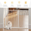 Cancelletto di Sicurezza per Cani Estensibile 75-115cm: Adatto a Tutte le Aperture in ABS e Acciaio bianco - Partenopet