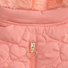Piumino imbottito antipioggia con cappuccio  di colore rosa per cani Camon Bunny