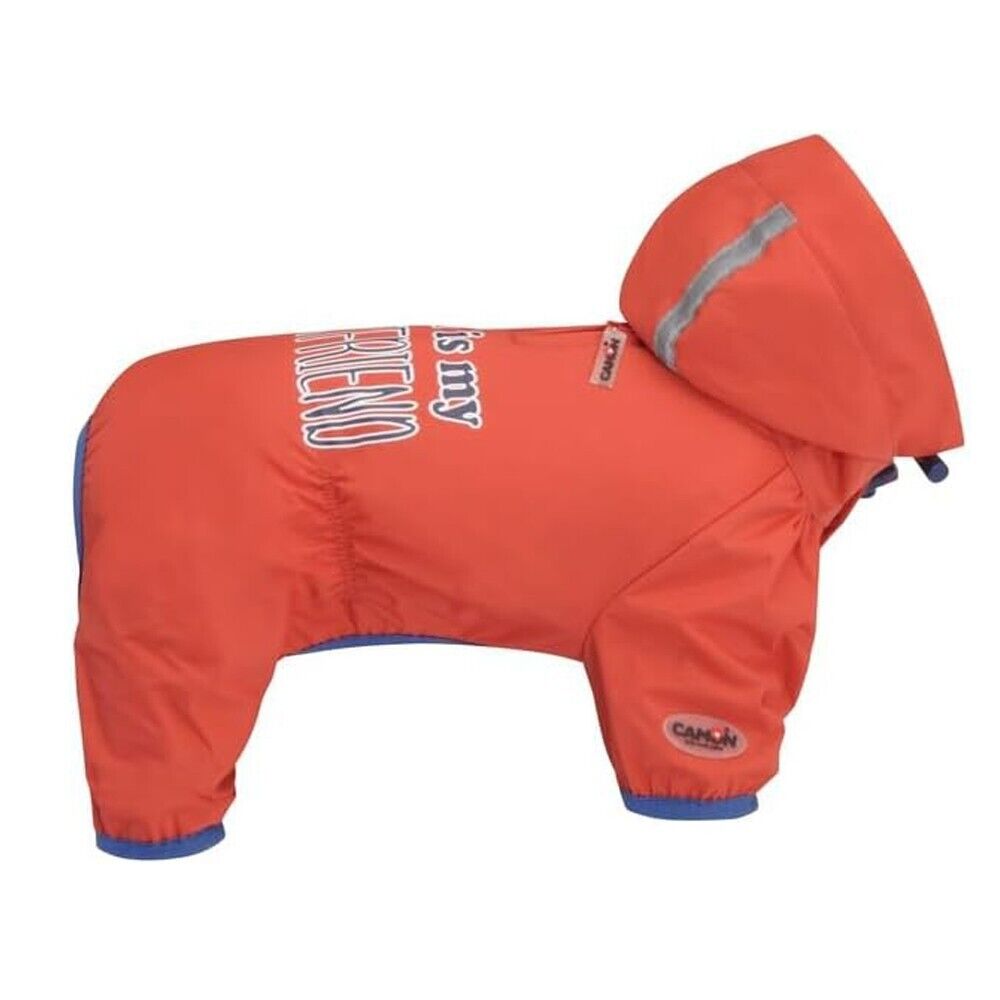 Tutina impermeabile per cani con cappuccio Camon Nuvola Red