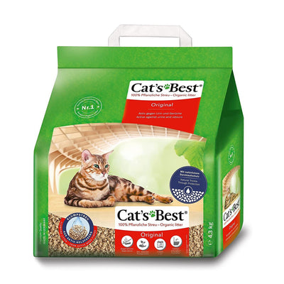 Cat's Best Original Lettiera Agglomerante Vegetale per Gatti Naturale 4,3 kg