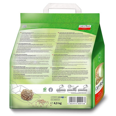 Cat's Best Original Lettiera Agglomerante Vegetale per Gatti Naturale 4,3 kg