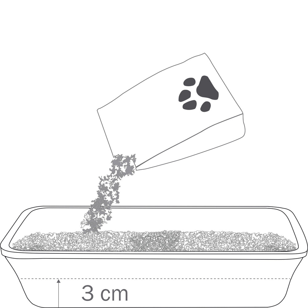 Busta di lettiera vegetale in pellet per gatti conigli e uccelli Cat's Best Universal