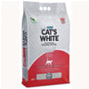 Cat's White Lettiera Agglomerante per Gatti Bentonite naturale 10 L - Partenopet