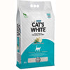 Busta di lettiera agglomerante per gatti profumata alla marsiglia marca Cats White da 10 L