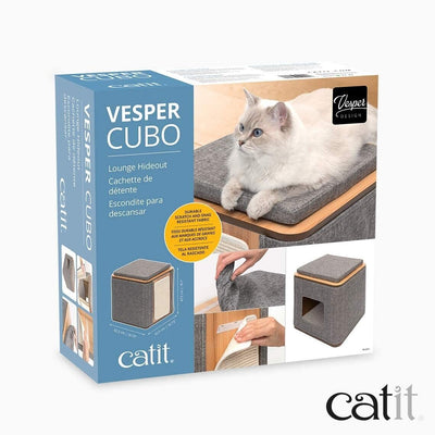 TIragraffi mobiletto per gatti con morbida cuccia e cuscino marca Catit