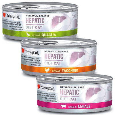 Scatoletta per gatti con problemi epatici Disugual Hepatic Cat da 85 g