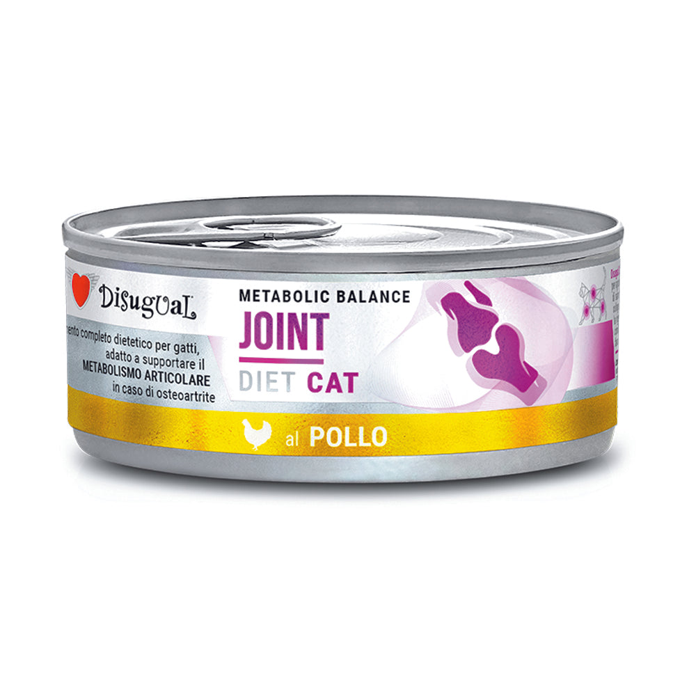 Scatoletta di alimento umido per gatti per il supportare il metabolismo articolare Disugual Joint da 85 g