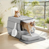 Lettiera per Gatti Grandi in Acciaio Inossidabile con Coperchio (60x40x38 cm) – Cassetta Igienica XXL da 28L Anti-Odore e Anti-Perdita, con Paletta e Tappetino inclusi