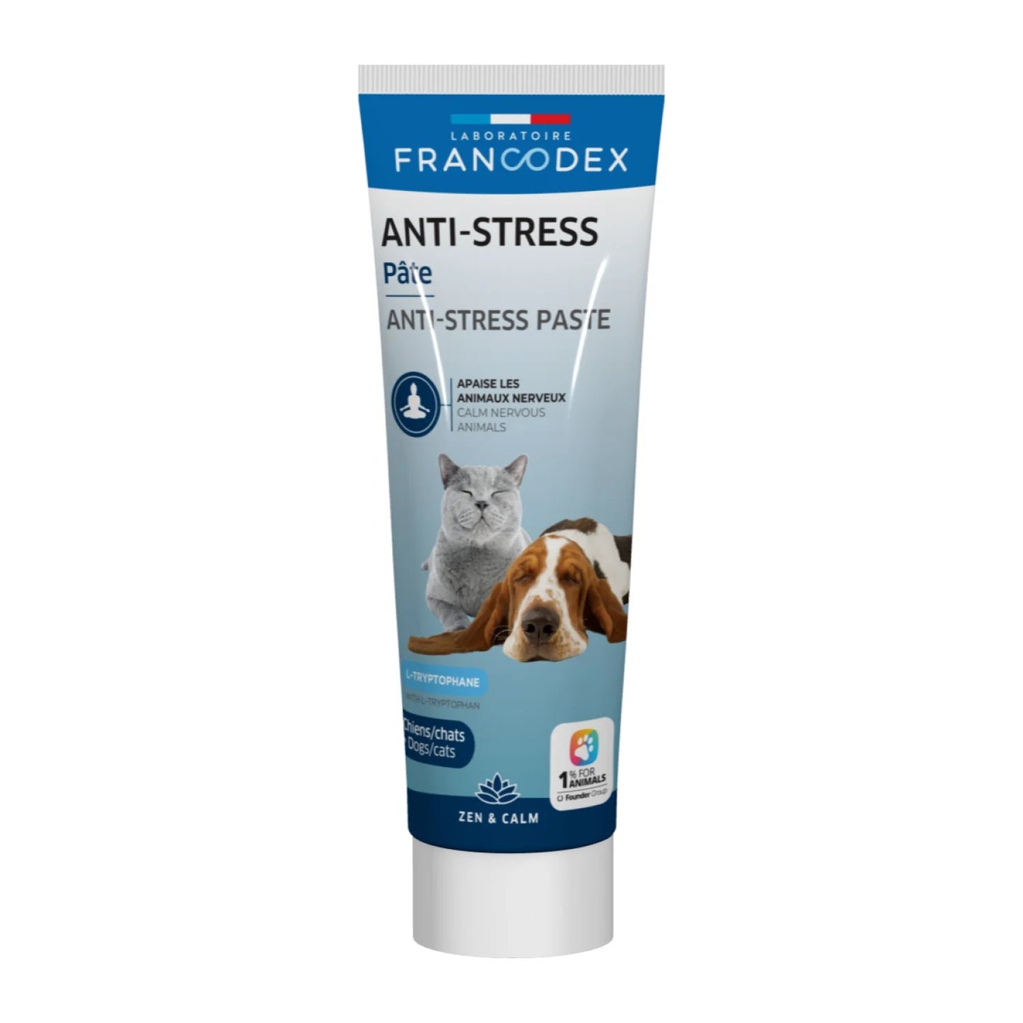 Tubetto di pasta anti stress per cani e gatti Francodex