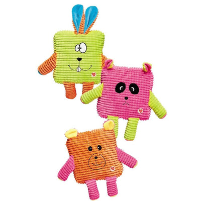 GIoco morbido per cani con squeak interno Gimdog Cuddly Cubes