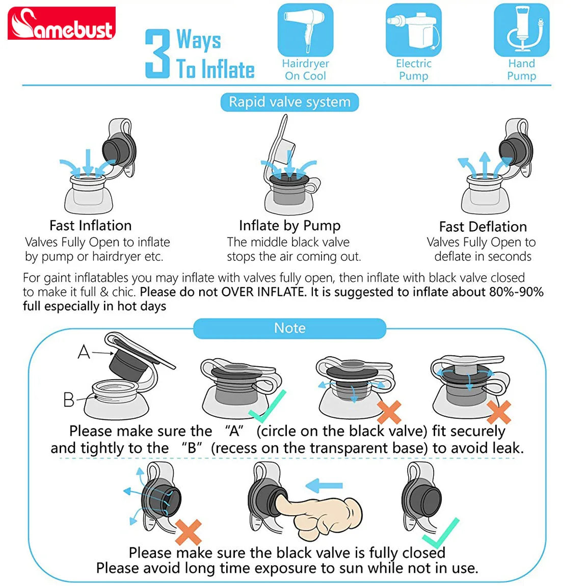 Salvagente gonfiabile a forma di fenicottero color oro rosa metallizzato per piscina e mare, brand Camebust, accessorio elegante per feste in acqua.