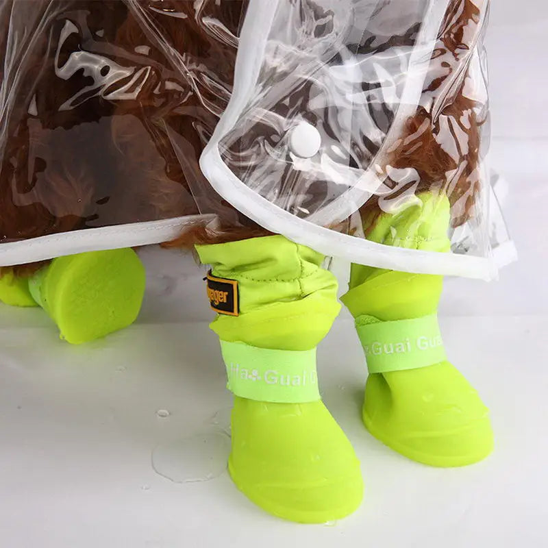 Stivaletti Impermeabili per Cani in Silicone Antiscivolo | M-XL
