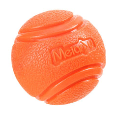 Palla per Cani in Gomma Resistente e Rimbalzante – Gioco da Mordere e Riporto – Orange