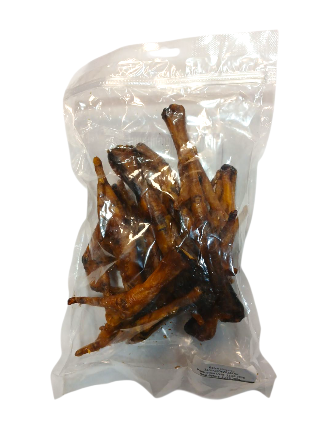 Muslos de pollo naturales Orazio para perros, snacks naturales deshidratados, bolsa de 200 g