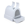Lettiera chiusa per gatti con cassetto estraibile Imac Zuma color ghiaccio