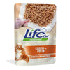 Bustina di alimento umido per gatti con coscia di pollo Life Natural in bustina da 70 g