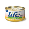Scatoletta di alimento umido per gatti con filetti di pollo Life da 85 g