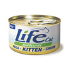 Scatoletta di alimento umido per gatti cuccioli al pollo Life da 85 g