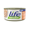 Scatoletta di cibo umido per cani con petto di pollo e zucca marca Life Dog da 90 g