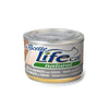 Scatoletta alimento umido per gatti in sfilaccetti con tonno alicette e surimi marca Life da 150 g
