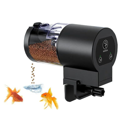 Mangiatoia Automatica per Pesci da 100 ml Distributore Automatico di Cibo per Pesci con Timer Intelligente