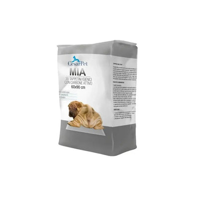 Busta da 30 tappetini igienici per cani con carbone attivo 60x90 marca Mia