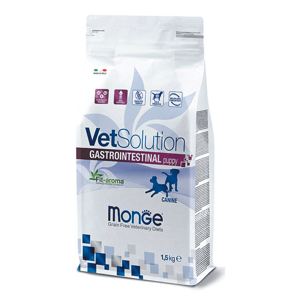 Monge VetSolution Gastrointestinal Canine Puppy Alimento per Cani con Problemi Gastrointestinali.