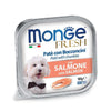 Vaschetta di alimento umido per cani al samone Monge Fresh da 100 g