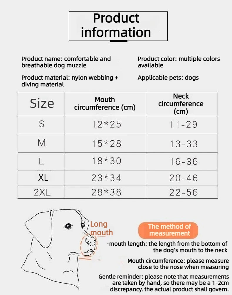 Museruola per cani regolabile in nylon nero con bordi riflettenti e anello metallico sotto al muso per aggancio guinzaglio anti-tiro.