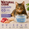 Natural Code 03 Vellutata Tonno e Pollo 85 g alimento umido complementare per gatti adulti senza glutine con ingredienti naturali