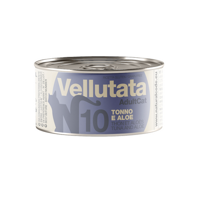 Natural Code 10 Vellutata Tonno e Aloe 85 g alimento umido complementare naturale per gatti adulti senza glutine con tonno e aloe
