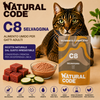 Natural Code C08 Agnello alimento umido completo per gatti adulti bustina 70 g con agnello e patate dolci