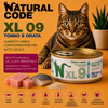 Natural Code XL09 Tonno e Orata alimento umido complementare per gatti adulti lattina da 170 g