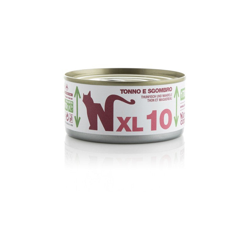 Natural Code XL10 Tonno e Sgombro alimento umido complementare per gatti adulti lattina da 170 g Partenopet.