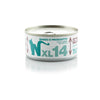 Natural Code XL14 Manzo e Prosciutto 170 g alimento complementare per gatti adulti in lattina disponibile su Partenopet.