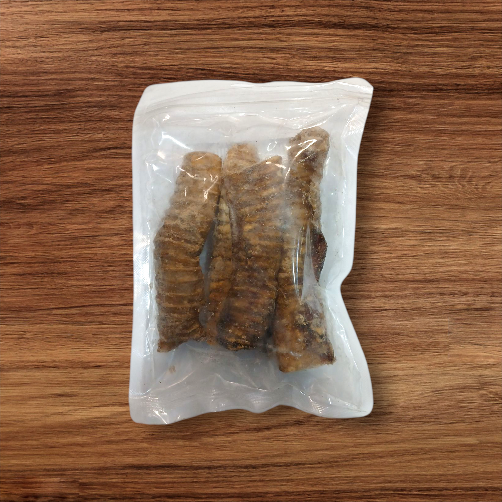 Busta di Trachee di manzo essiccate per cani marca Orazio da 120 g