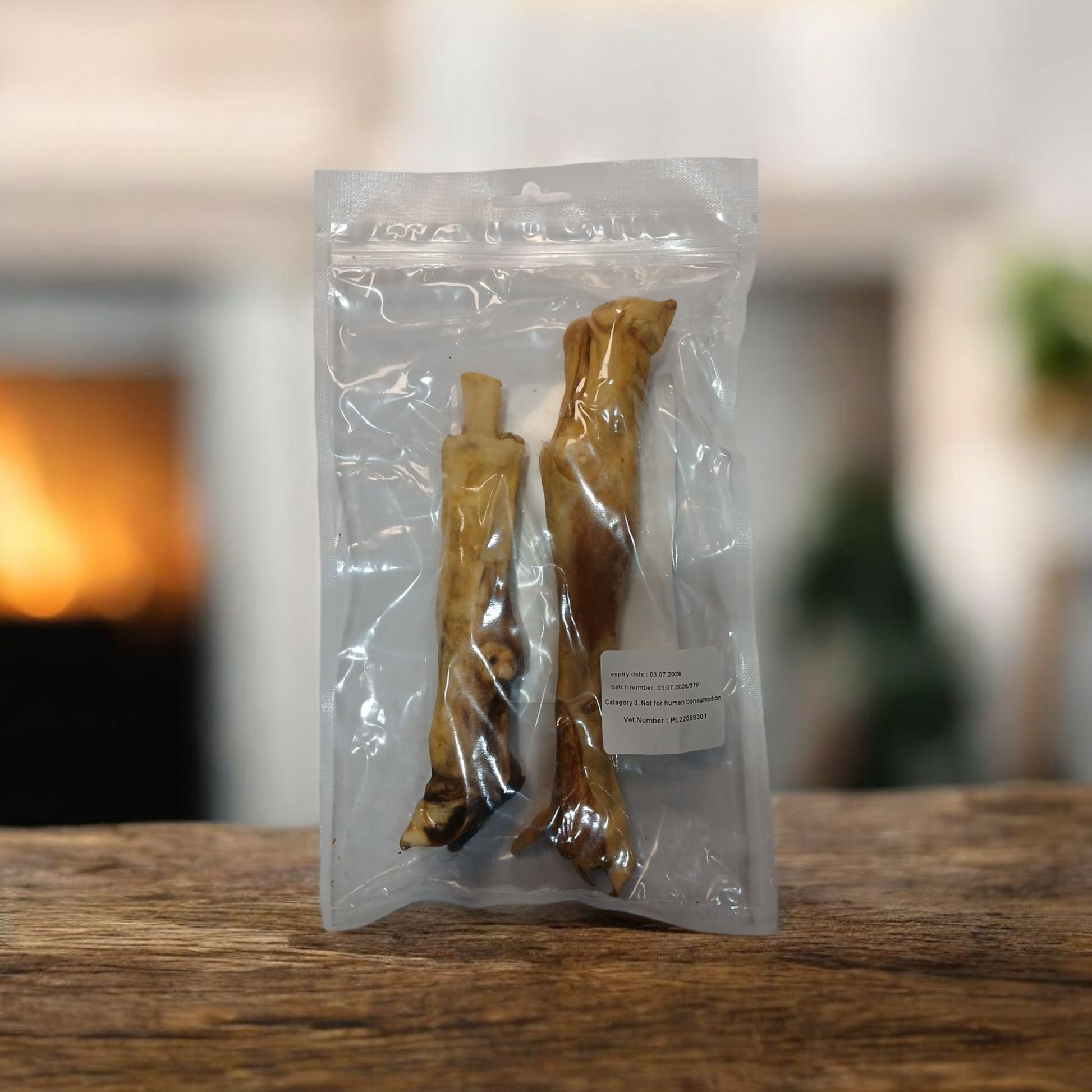 Confezione da 2 zampette di agnello essiccate marca Orazio